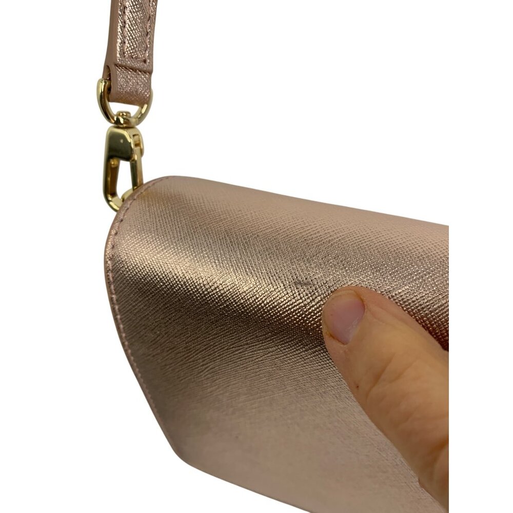 Tory Burch Emerson Combo Cross-Body Bag Rose Gold Adj Strap & Gold Hardware - Picture 14 of 14